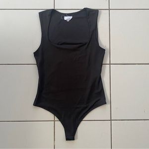 square neck top bodysuit